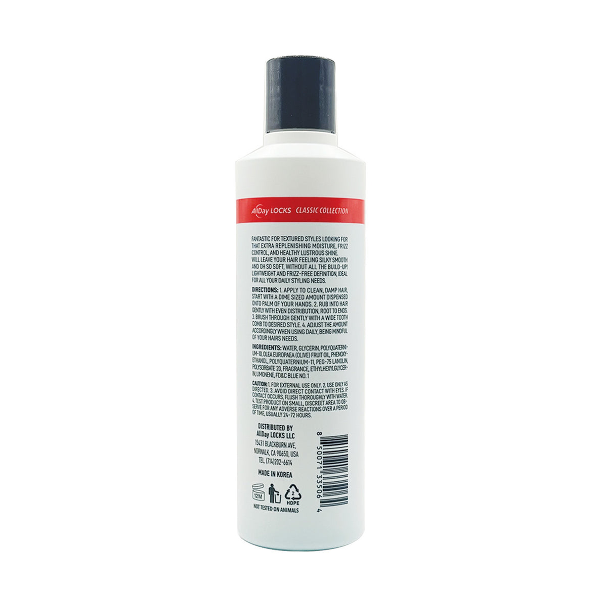 Liquid Styling Gel for Hair - Silky, Frizz-Free Hold 7.7oz