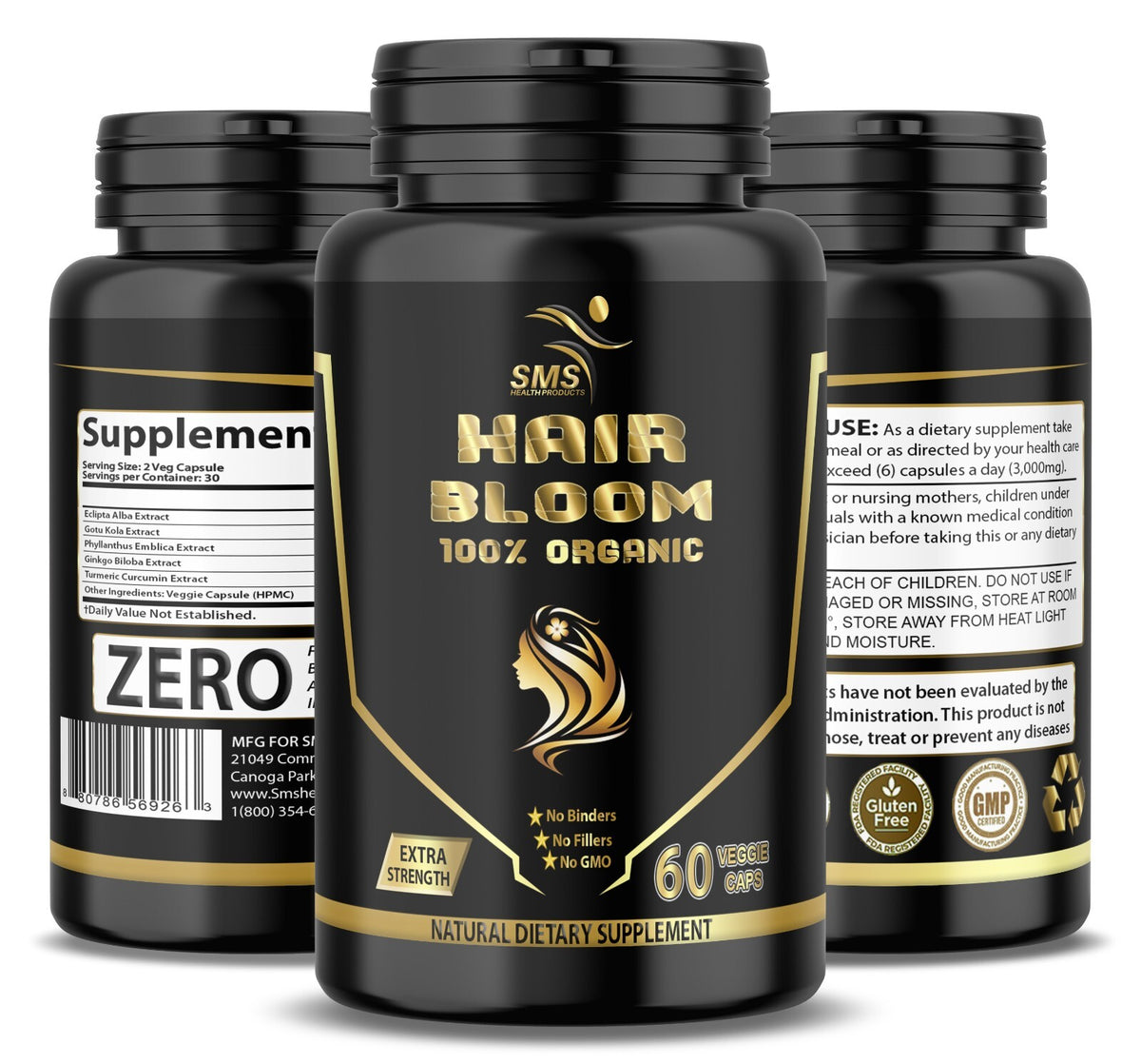 Hair Boost Natural Hair Growth Supplement - 60 Capsules