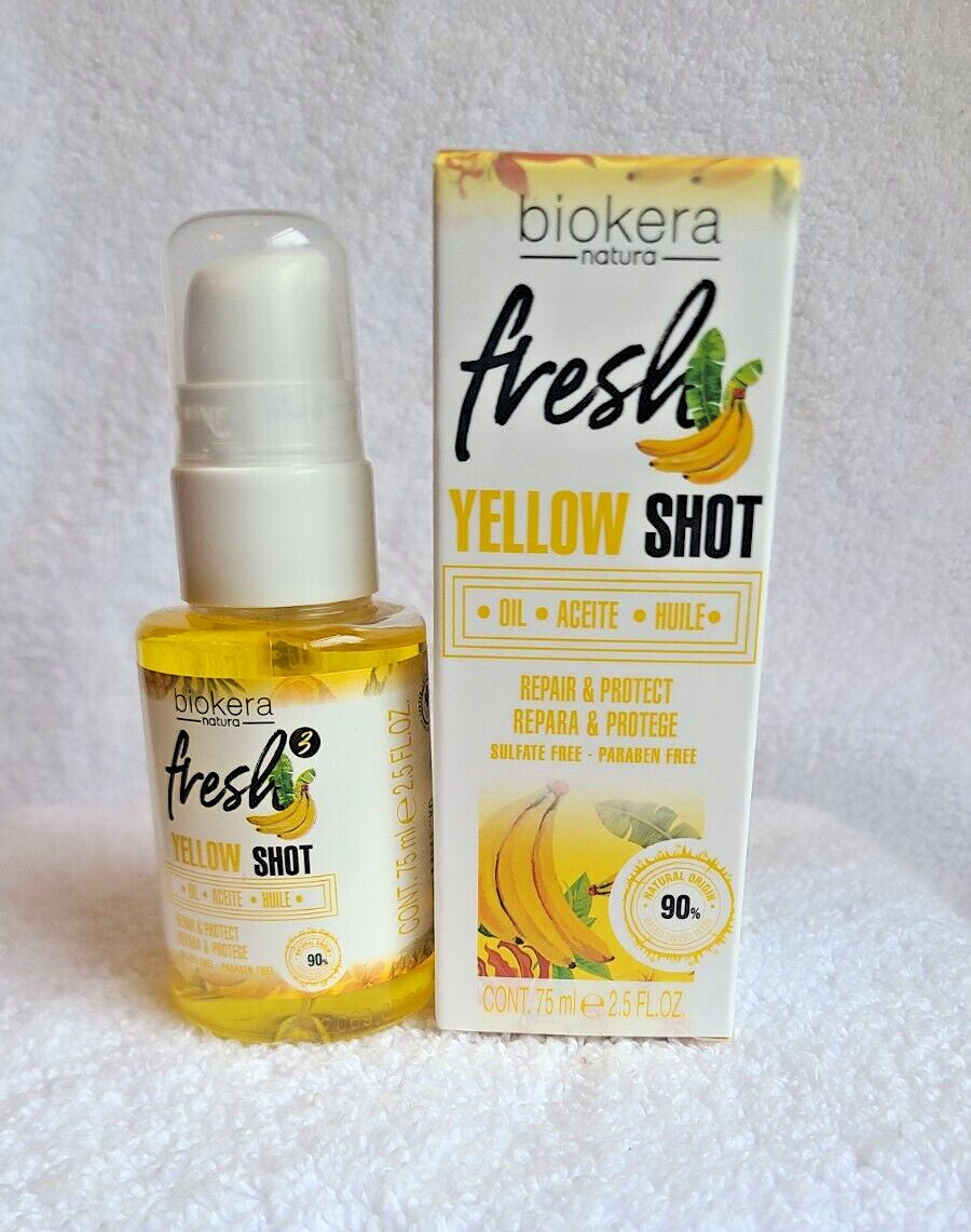 Salerm Biokera Natura Fresh Yellow Shot Oil 75ml Hair Treatment Oil