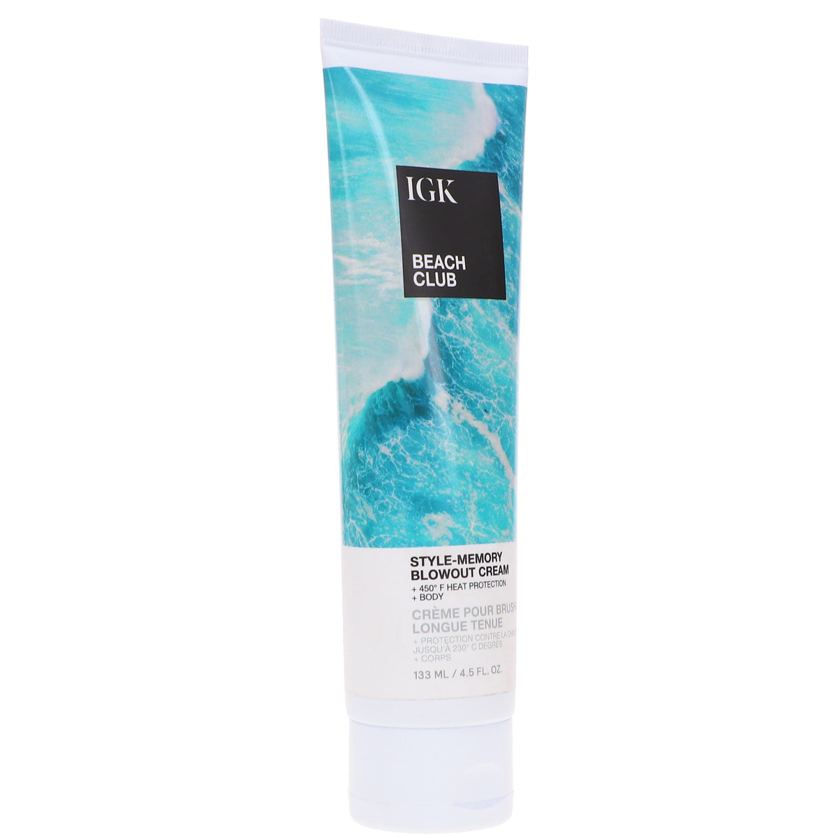 IGK Beach Club Style Memory Blowout Cream 4.5 oz - Volumizing Hair Styling