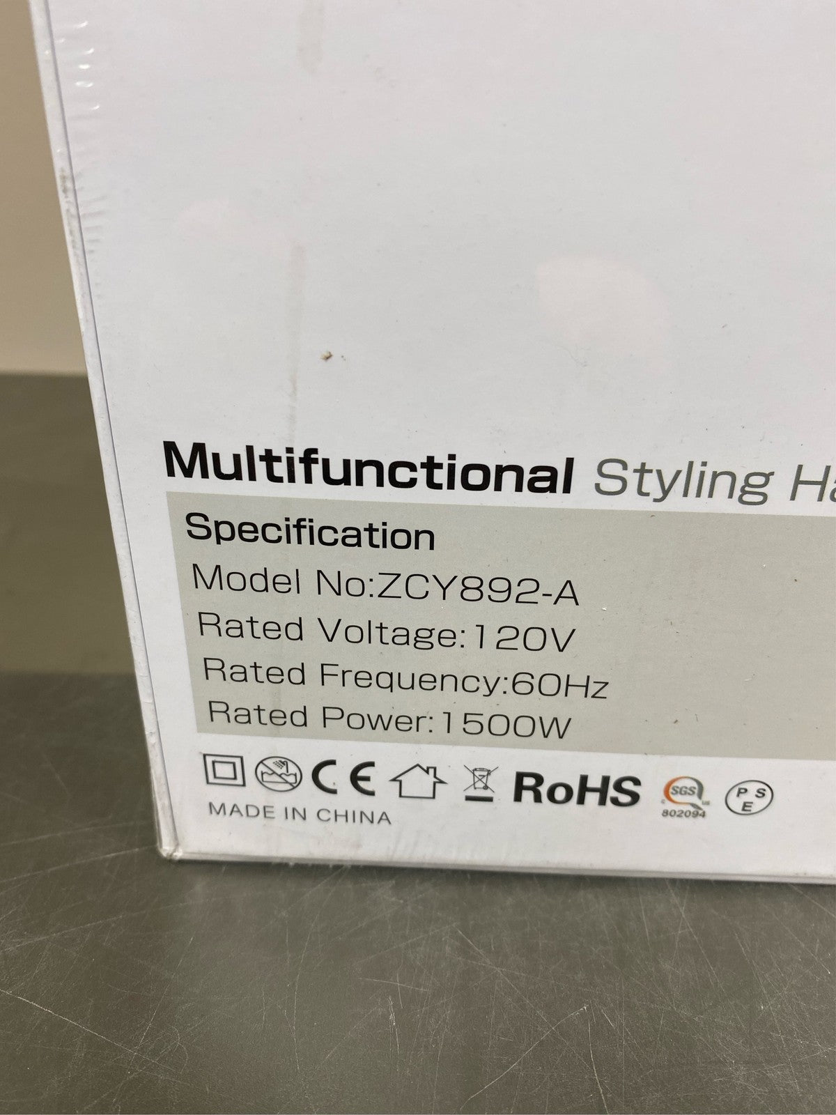 All-in-One Hair Styler with Auto Curl, Straighten & Volumize - 4 Attachments