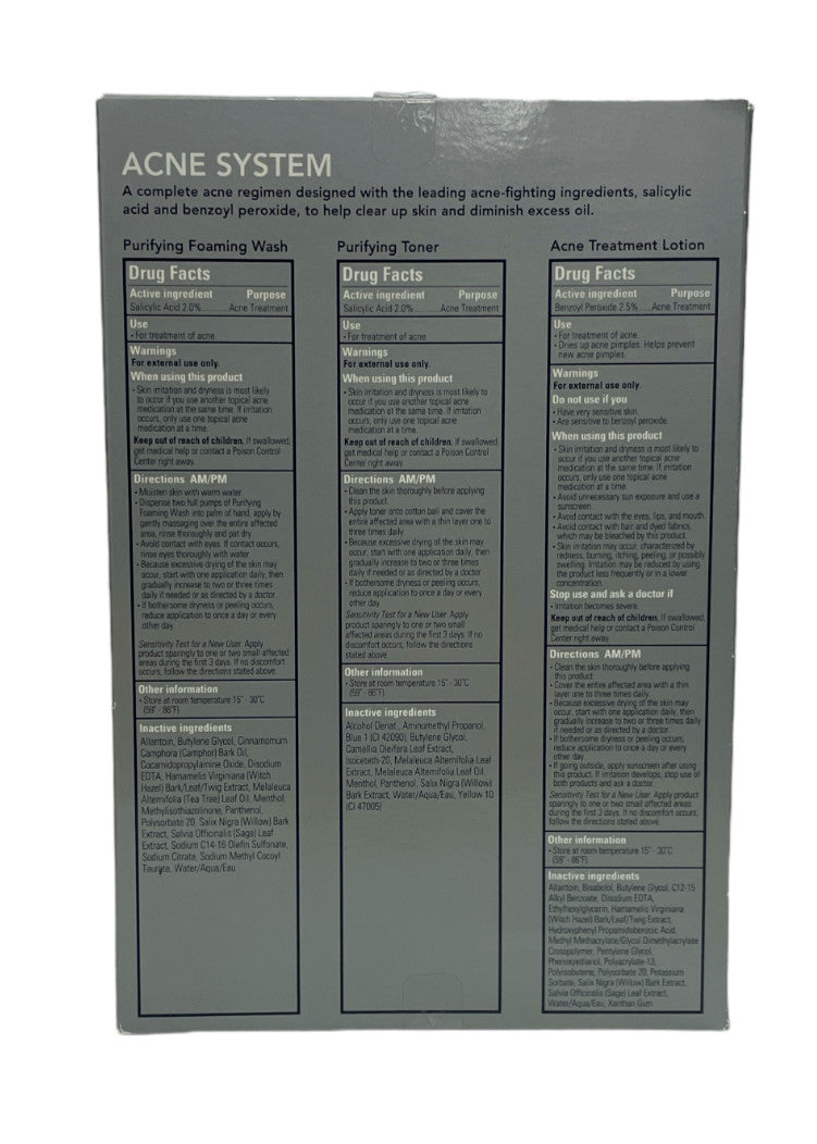 SkinMedica Acne System Set with Wash Toner & Lotion for Clear Skin