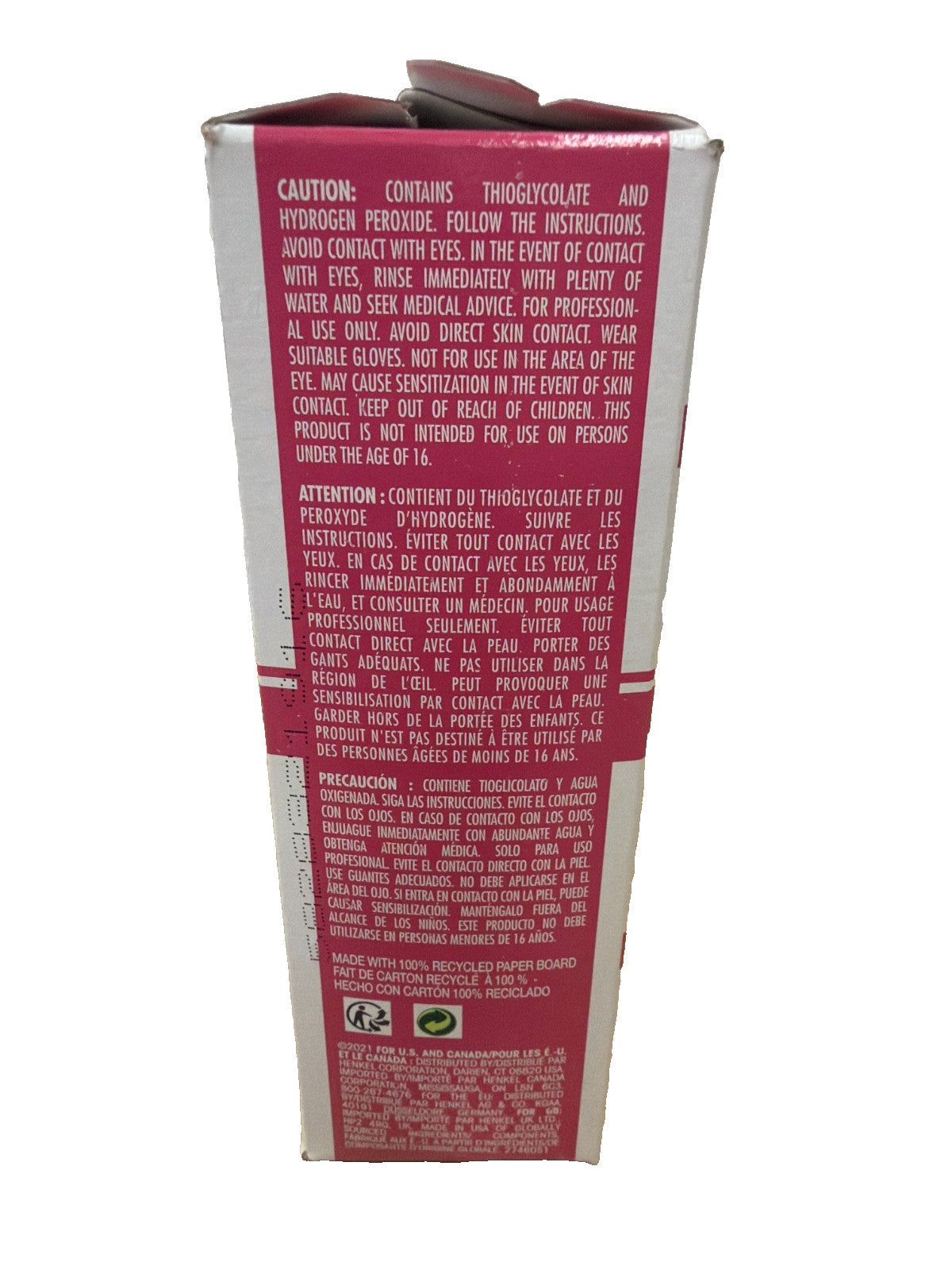 Tinted Hair Perm Kit with Firm Curl & Color-Safe Formula for Tinted Hair