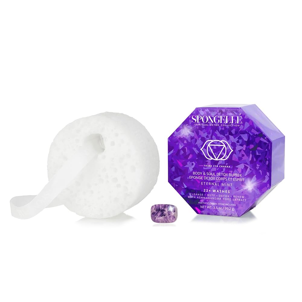 Spongelle Body & Soul Detox Buffer Third Eye Chakra Eternal Mint