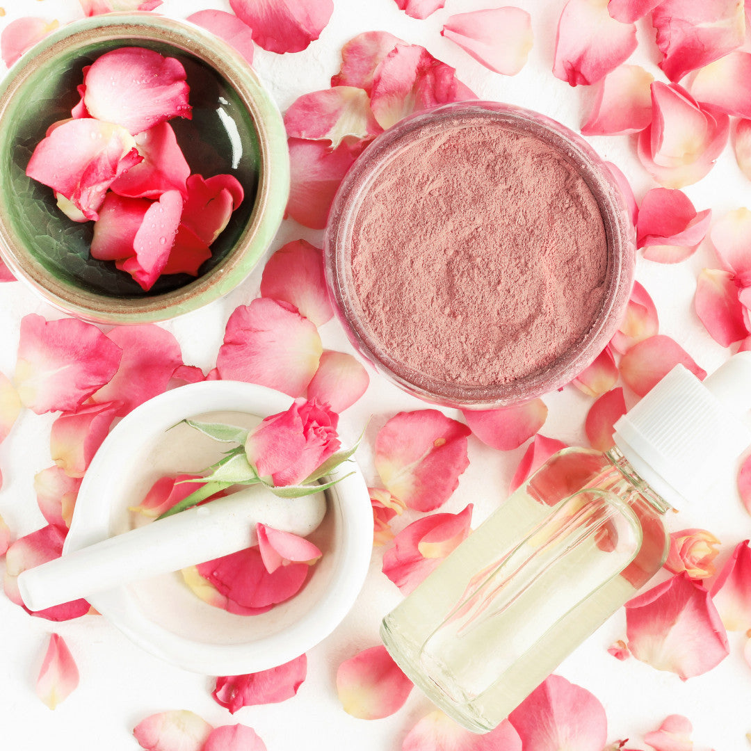 Pink Rose Clay Powder - 100% Pure Natural Face Mask