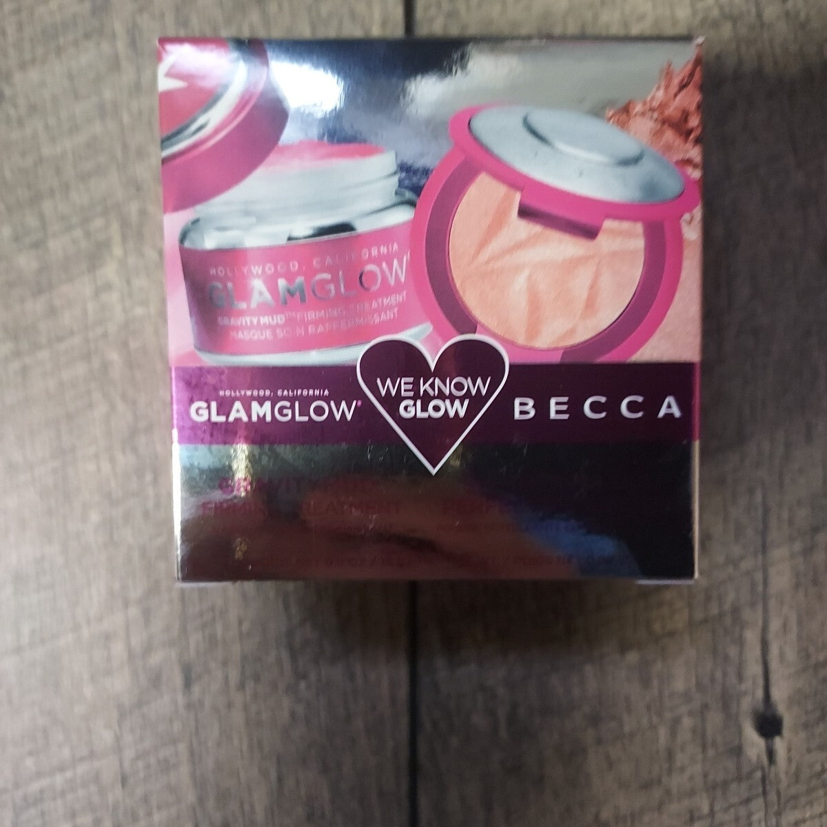 BECCA Glow & Rose Skin Perfector Gift Set - Gravity Mud & Rose Glow
