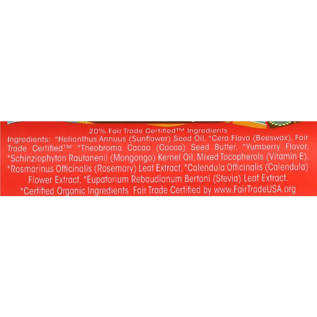Organic Lip Balm with Mongongo Oil and Yumberry Flavor - 0.25 oz