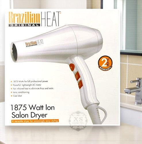 1875W Ionic Salon Hair Dryer with Infrared Heat & Cool Shot