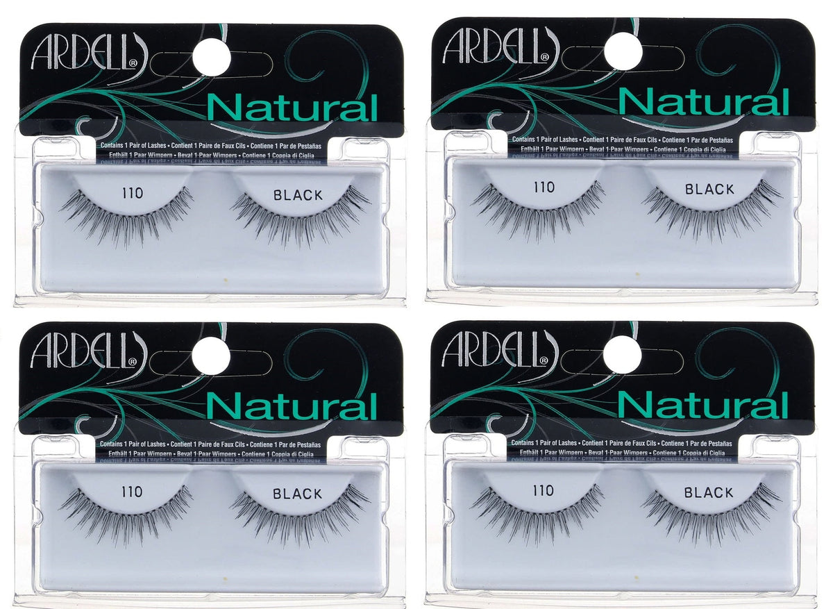 4 Pairs of Ardell Fashion 110 Demi False Eyelashes - Natural Look