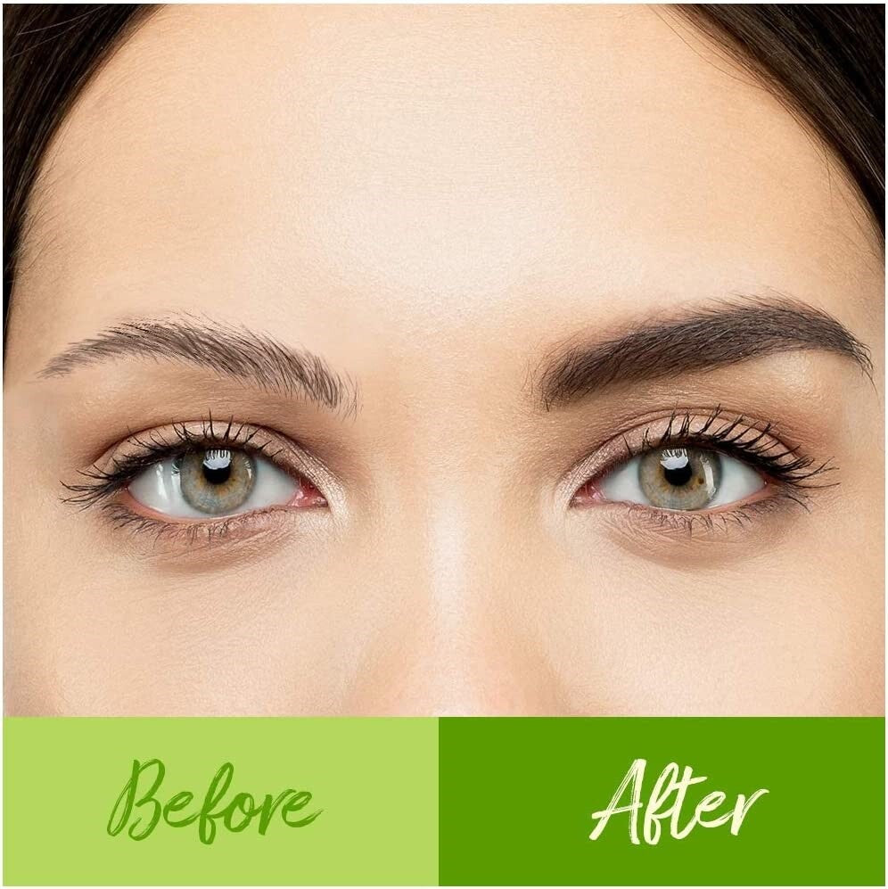 Eyebrow Tint Kit - Medium Brown, Waterproof & Quick Application