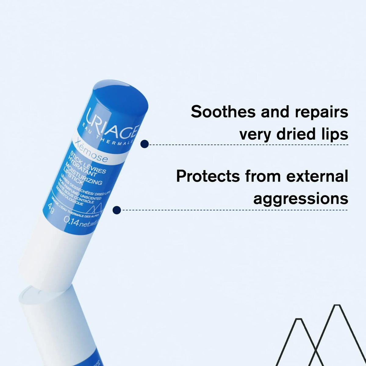 Moisturizing Lip Balm Stick with Shea & Hyaluronic Acid - 4 Pack