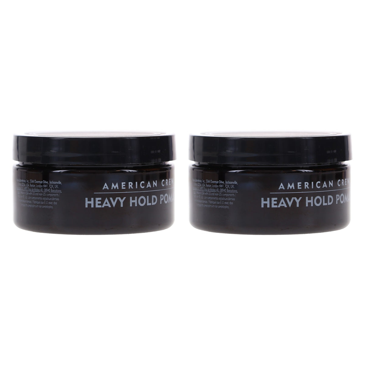 Heavy Hold Hair Pomade 3 oz - 2 Pack for Strong Styling & Shine