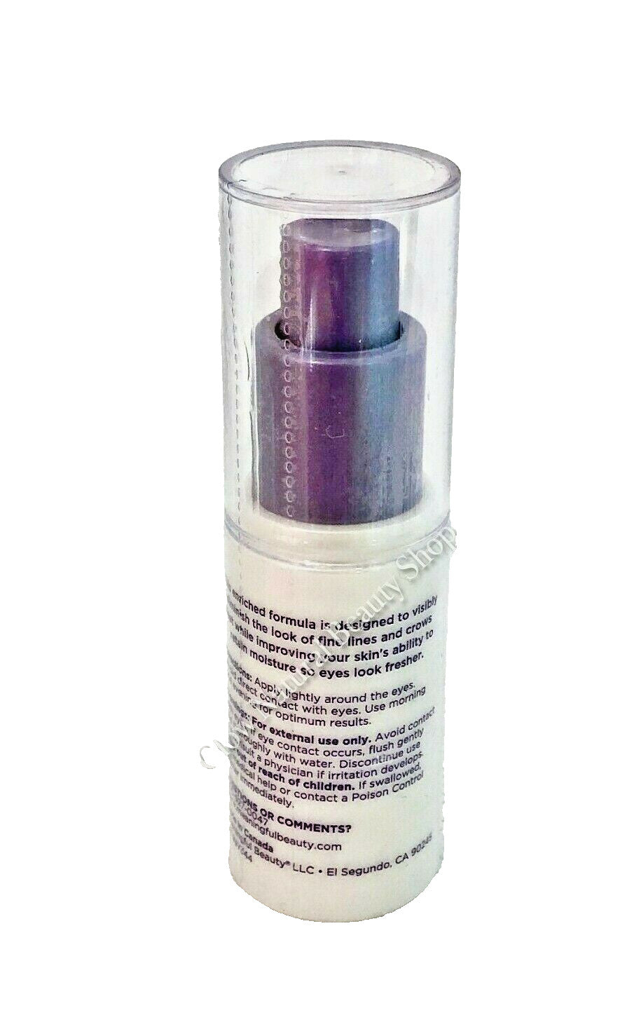 Eye Serum for Wrinkle & Line Reduction - Hydrating Peptide Formula - 0.5 oz