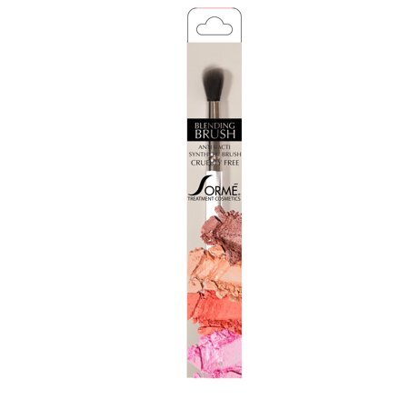 Synthetic Blending Brush for Makeup & Cosmetics - Anti-Microbial Charcoal Infused