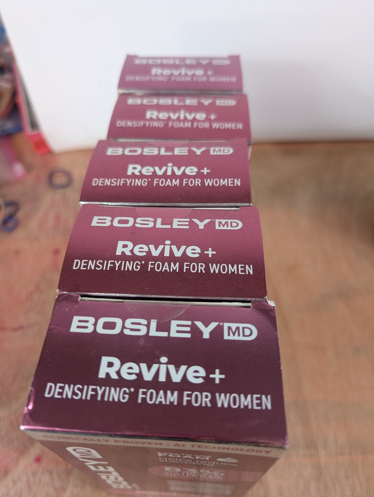 Bosley MD Revive+ Densifying Foam for Women (5-Pack)