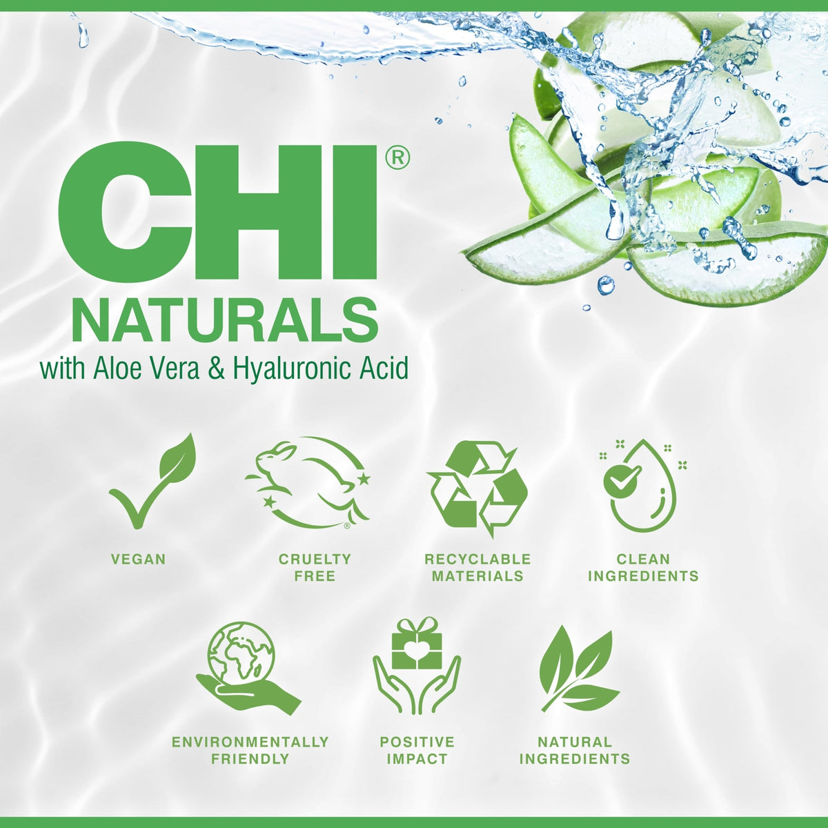CHI Naturals Aloe Vera Hydrating Conditioner 12 oz - Silicone & Paraben Free