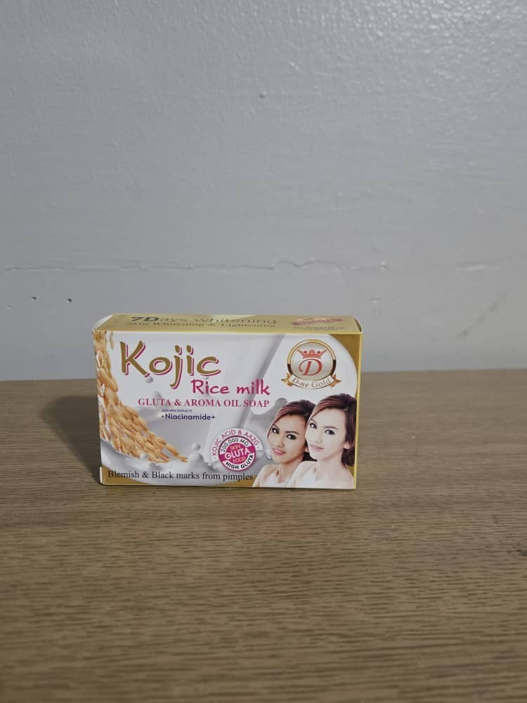 Kojic Rice Milk Bar Soap - 2 Bars Natural Skin Brightening