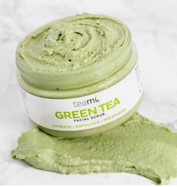 Teami Blends Green Tea Facial Scrub 4 oz. & Exfoliant Unisex 