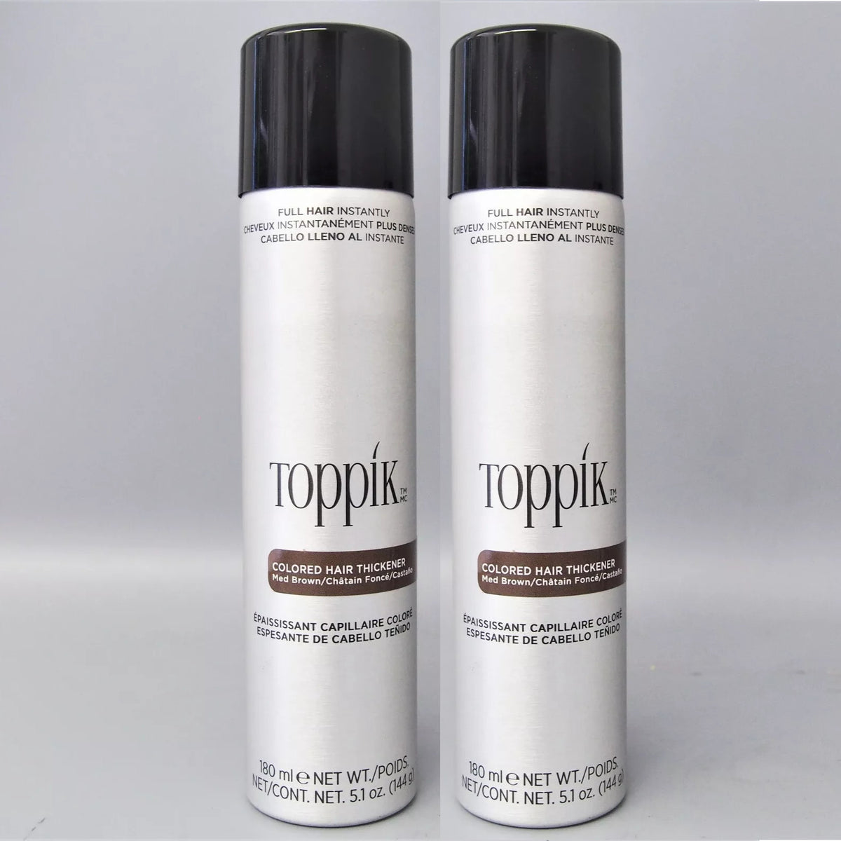 Hair Thickener Spray Medium Brown 5.1oz - 2 Pack