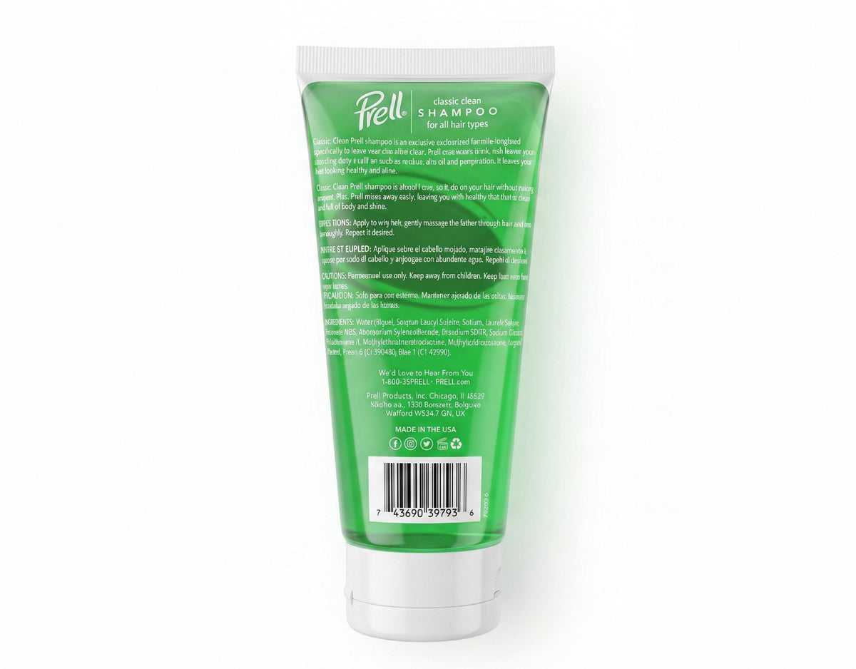 Travel Size Shampoo Set - 2 Pack, Classic Clean Hair Care 3.4 fl oz