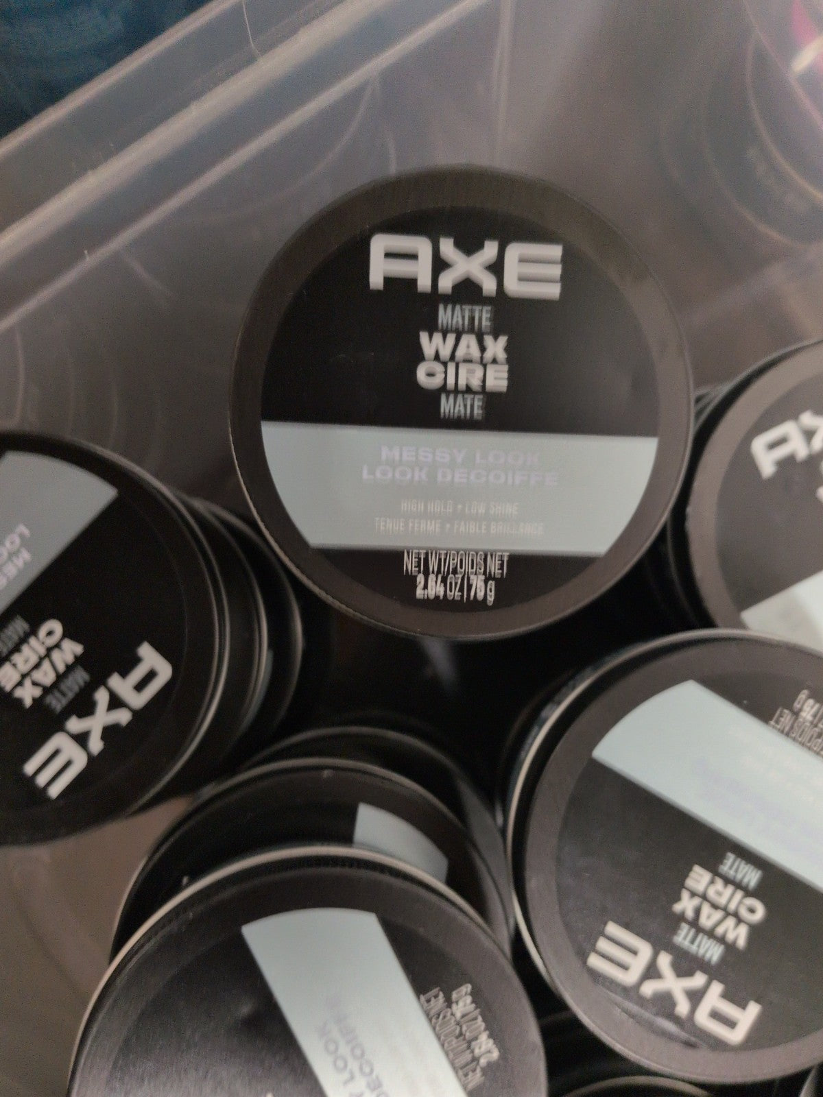 2 Pack High Hold Low Shine Matte Hair Wax - Discontinued, 2.64 oz