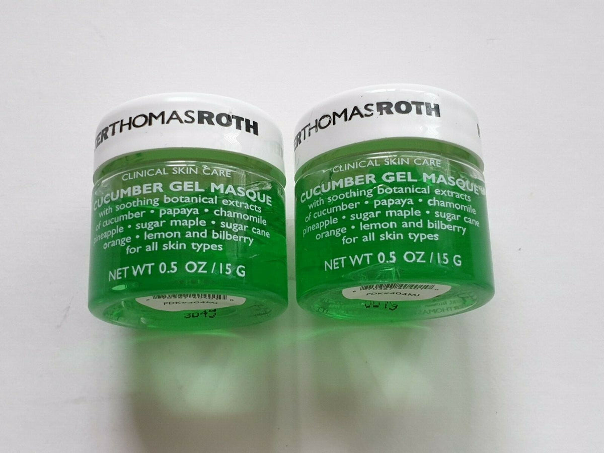 Cucumber Gel Mask - Travel Size 2 x 0.5 oz