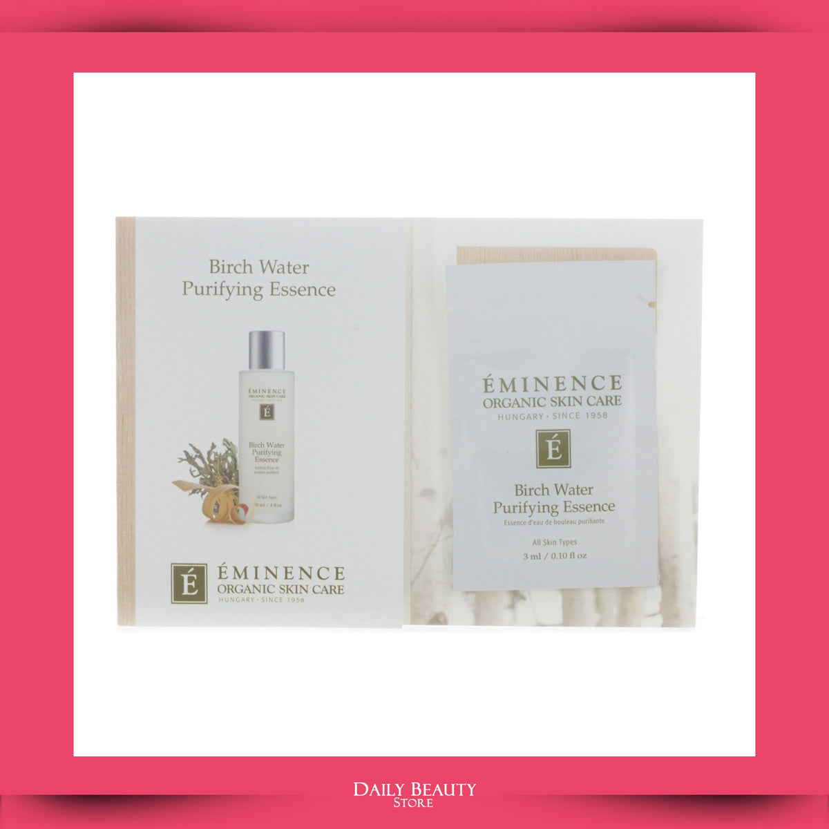 Eminence Birch Water Purifying Essence Sample Set - Hydrating Skin Care