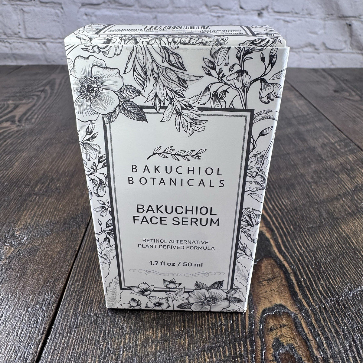 Bakuchiol Botanicals Anti-Aging Face Serum - Plant-Based Retinol Alternative, 1.7 fl oz