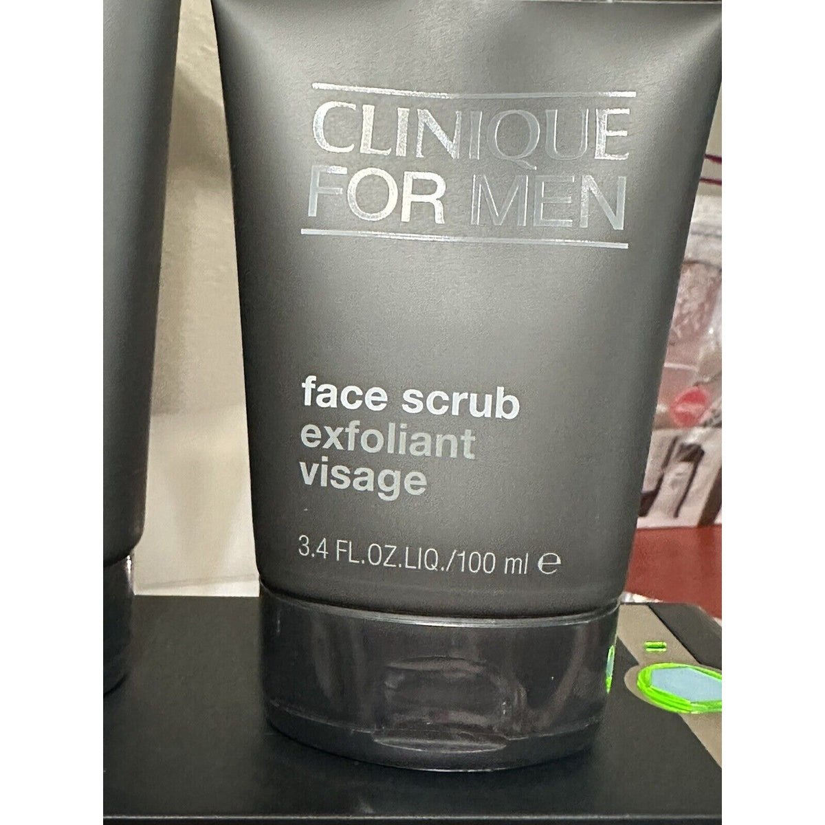 Men's Face Cleanser & Exfoliating Scrub Set - 3.4oz/100ml