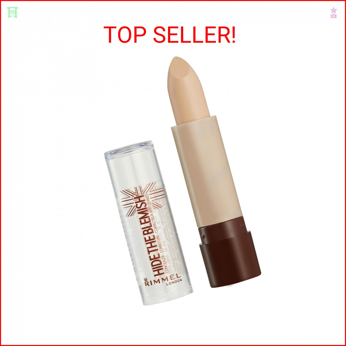 Concealer Stick - Full Coverage Blemish & Dark Spot Corrector, Golden Beige