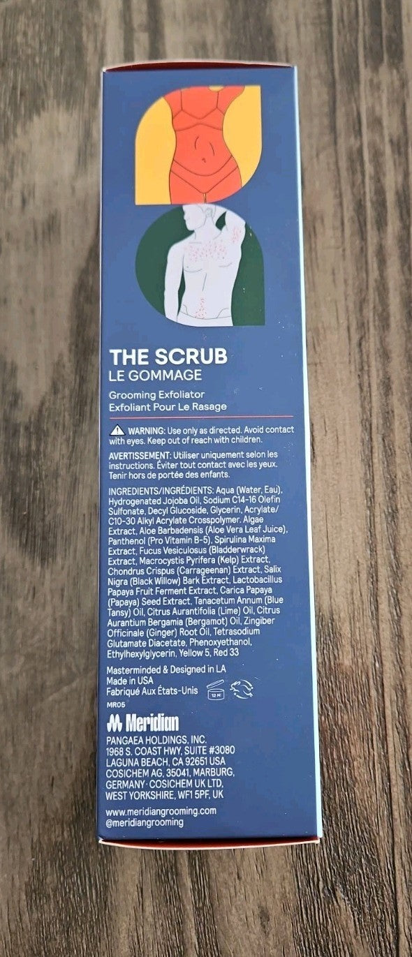 Meridian THE SCRUB Grooming Exfoliator 117mL/6oz
