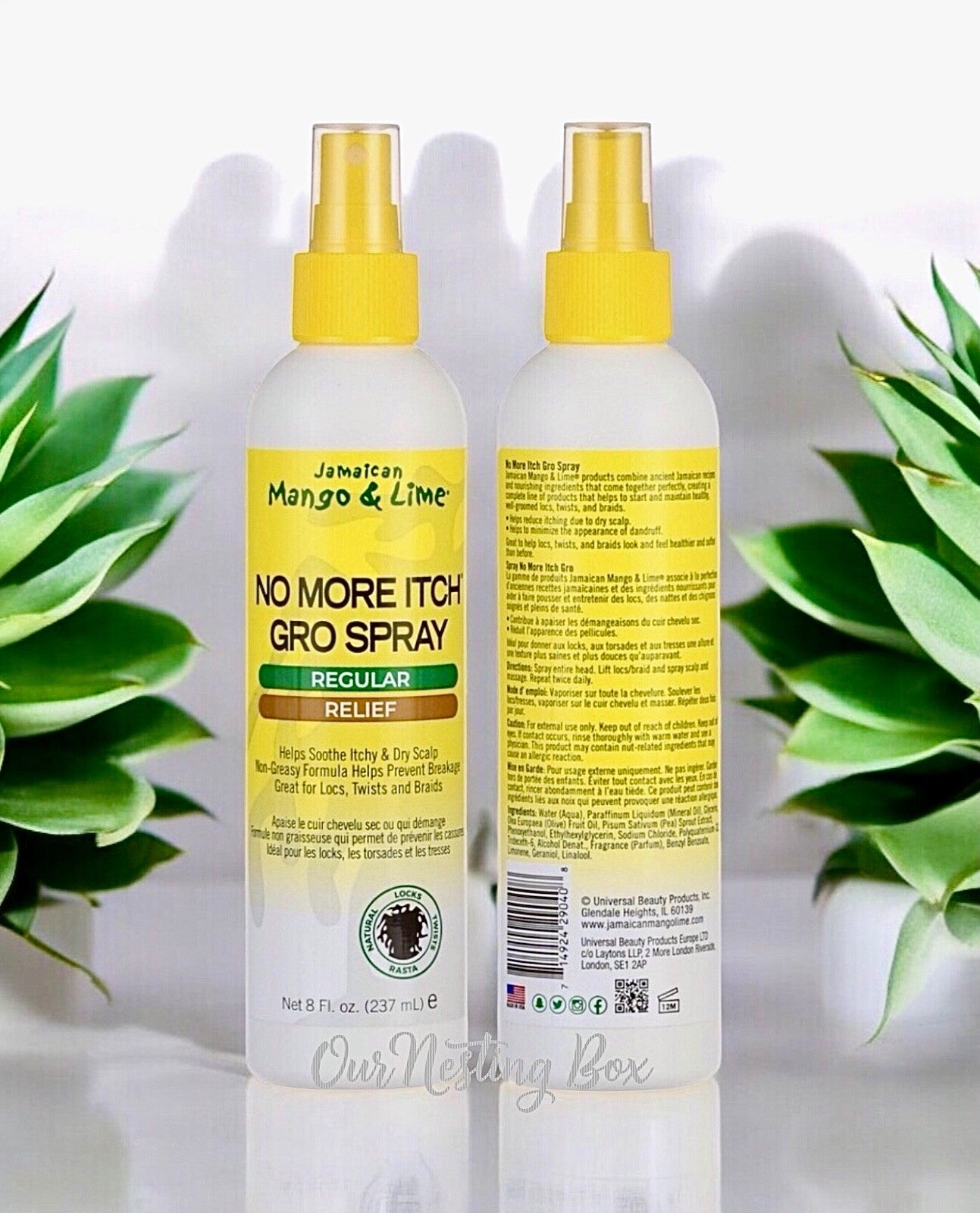 No More Itch Gro Spray for Rasta Locks & Twists - 8oz