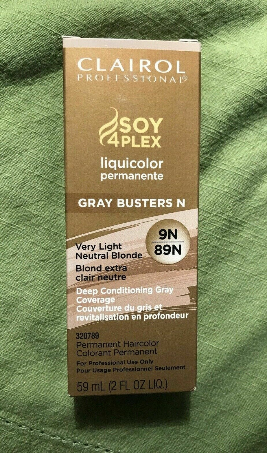 Clairol Liquicolor 9N/89N Very Light Neutral Blonde Hair Dye 2oz