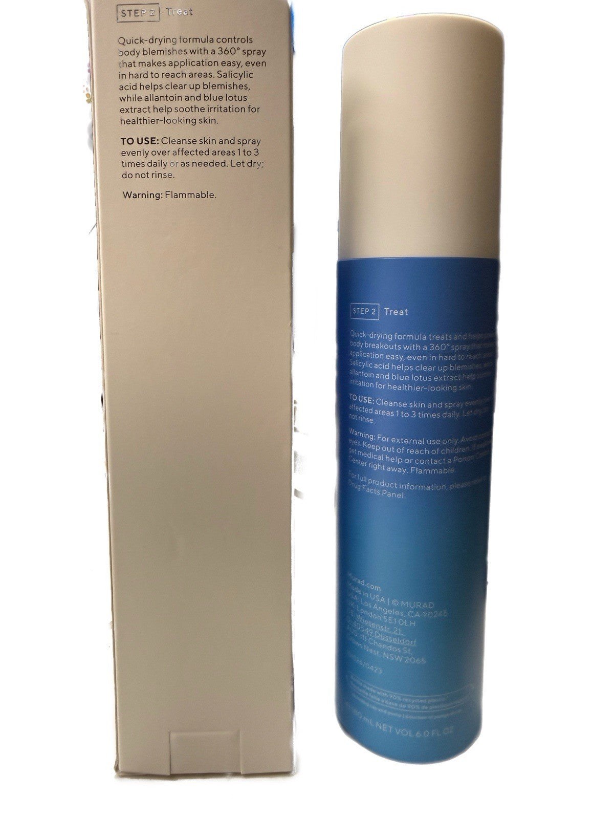 Murad Acne Control Clarifying Body Spray 6oz - Acne Treatment & Skin Care