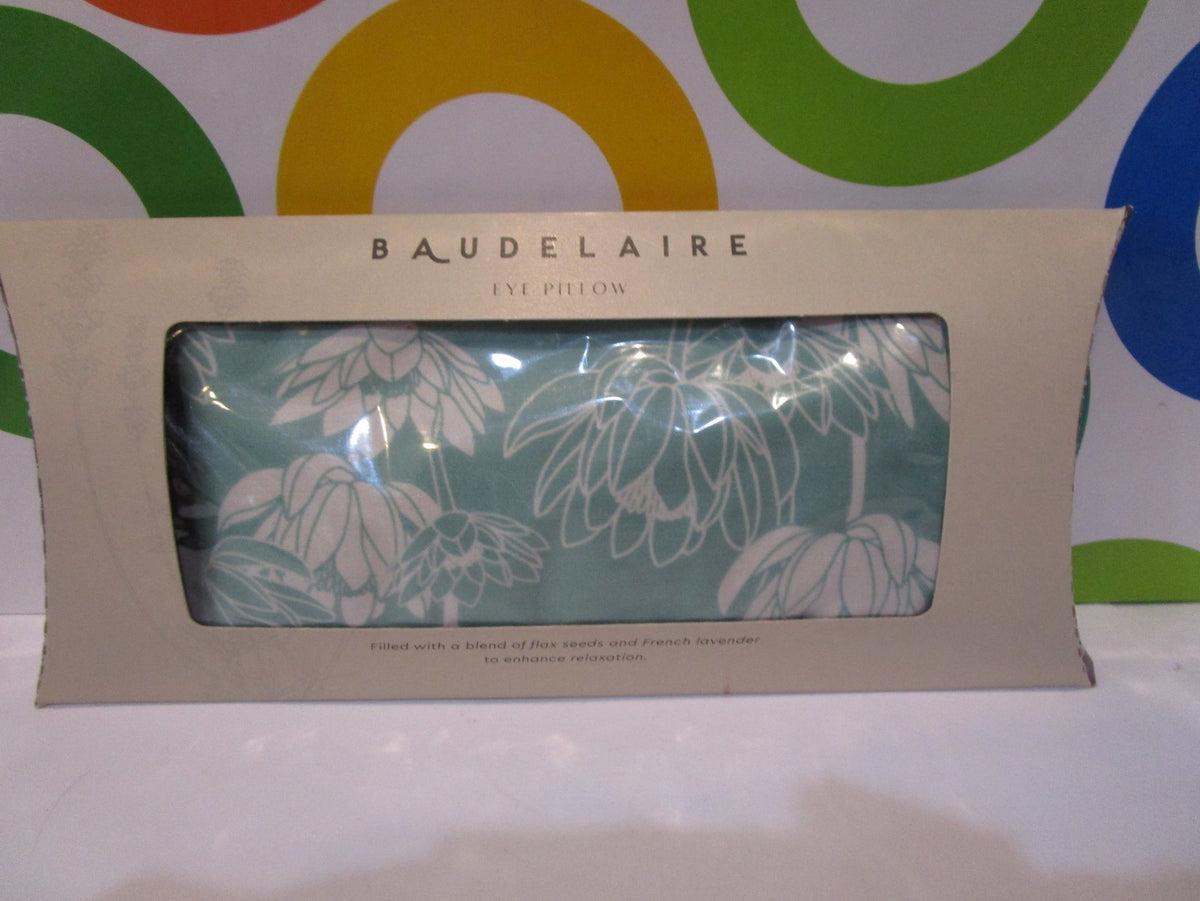 Teal Eye Pillow with Boxed Packaging for Relaxation and Eye Comfort