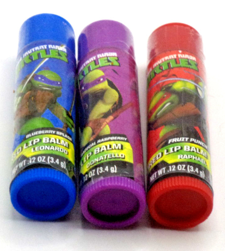 Teenage Mutant Ninja Turtles Lip Balm Set - Leonardo Raphael Donatello