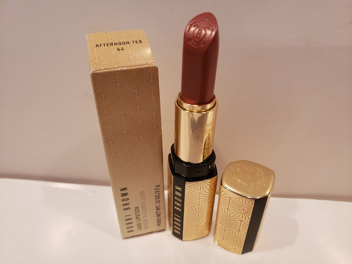 Bobbi Brown Luxe Lipstick #64 Afternoon Tea 0.12 oz - Skincare Infused