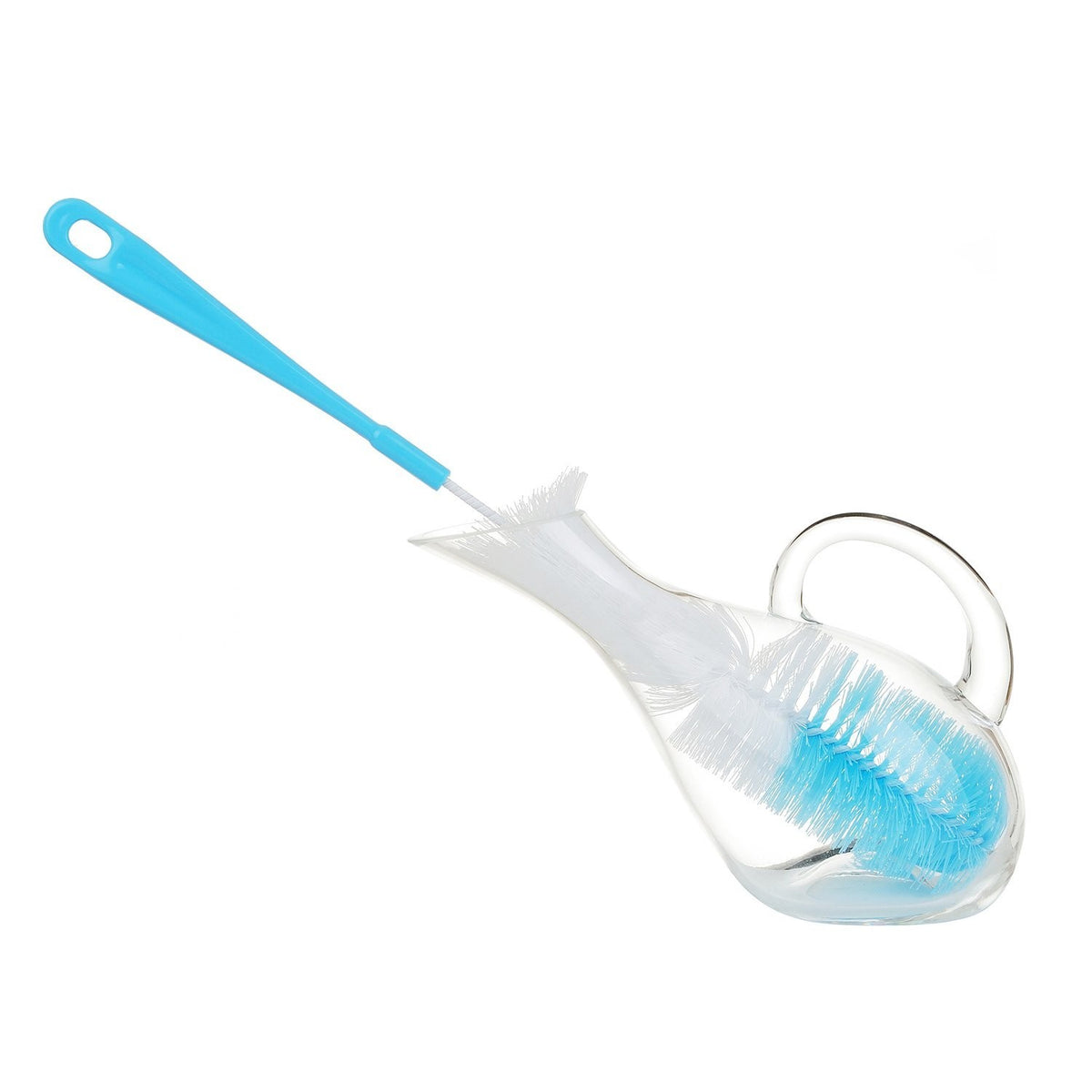 Extra Long Bottle Cleaning Brush - 17 Inch Narrow Neck & Decanter Cleaner