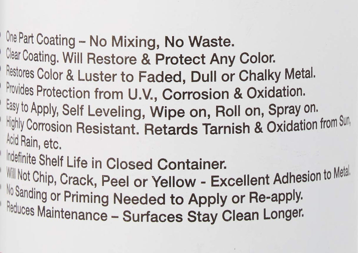 Metal Coating Spray for Rust & UV Protection - 4 oz. Clear Finish