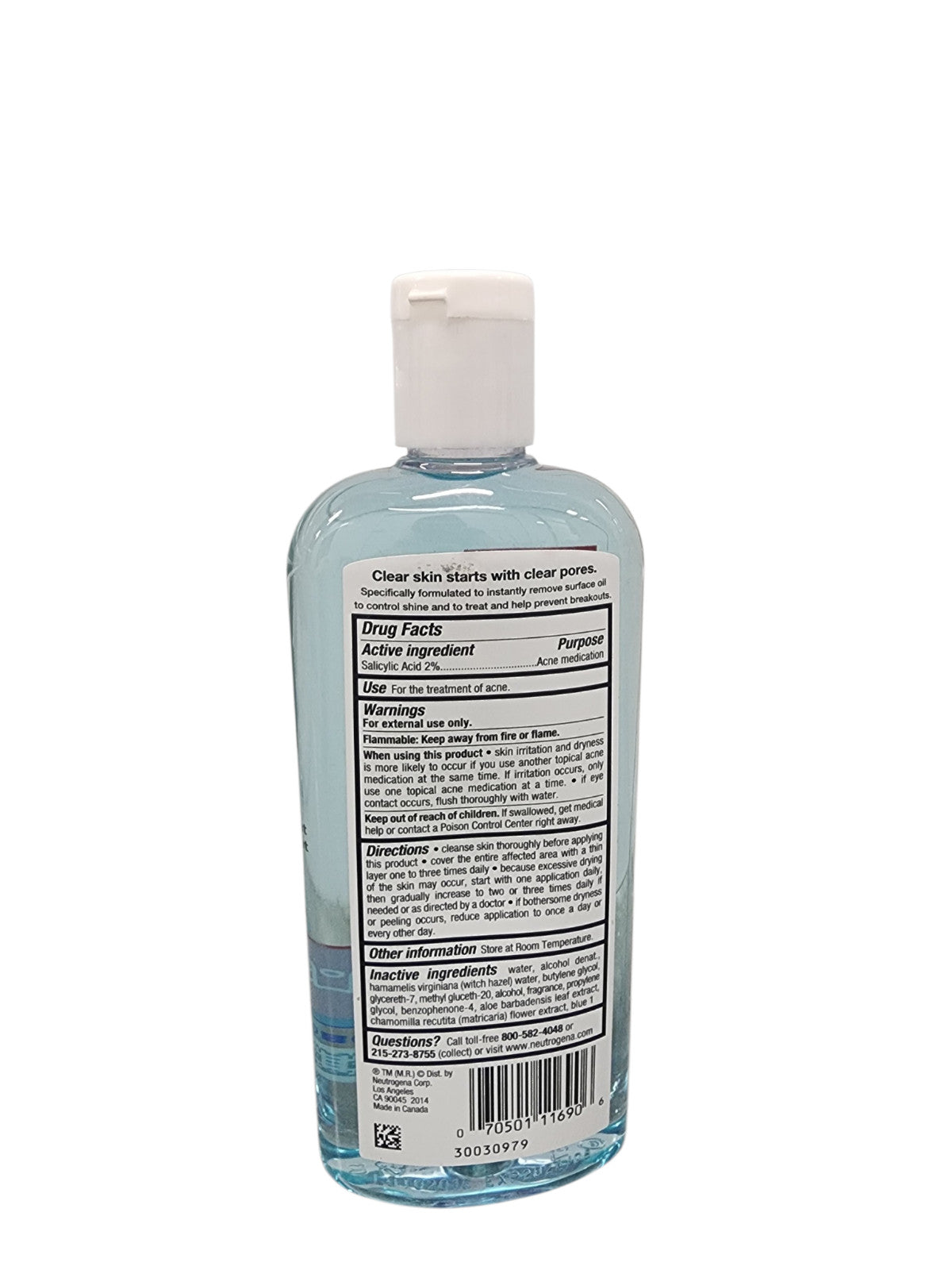 Neutrogena Oil-Free Pore Clarifying Astringent - 8 Oz