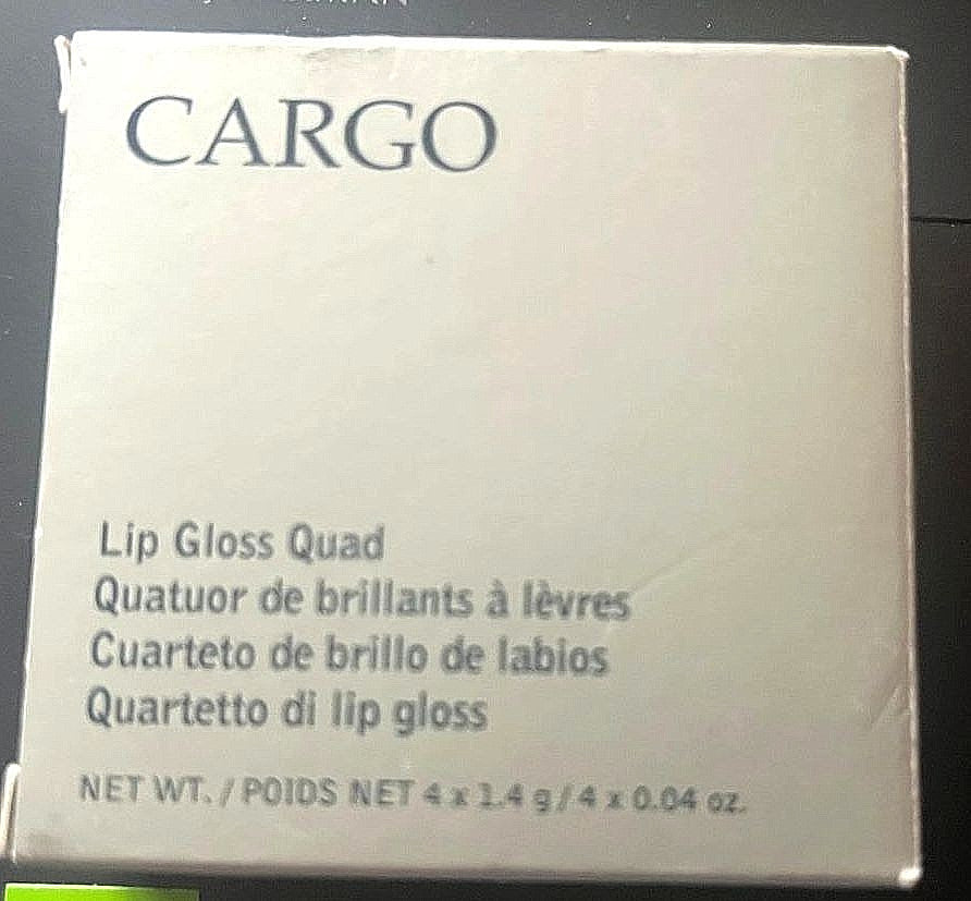 Cargo Lip Gloss Quad Set - Casablanca, 4 x 14g, New in Box