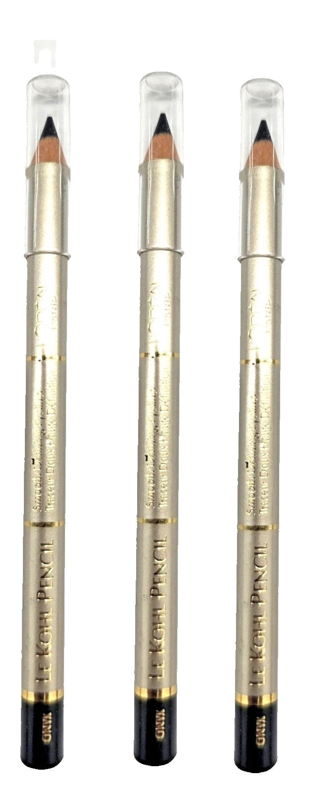 L'Oréal Le Kohl Perfectly Soft Eye Pencil Set - Onyx, Pack of 3