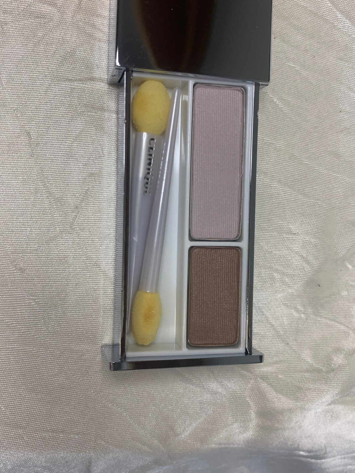 Clinique Eye Shadow Duo Seashell Pink & Fawn Satin 0.12 oz - New