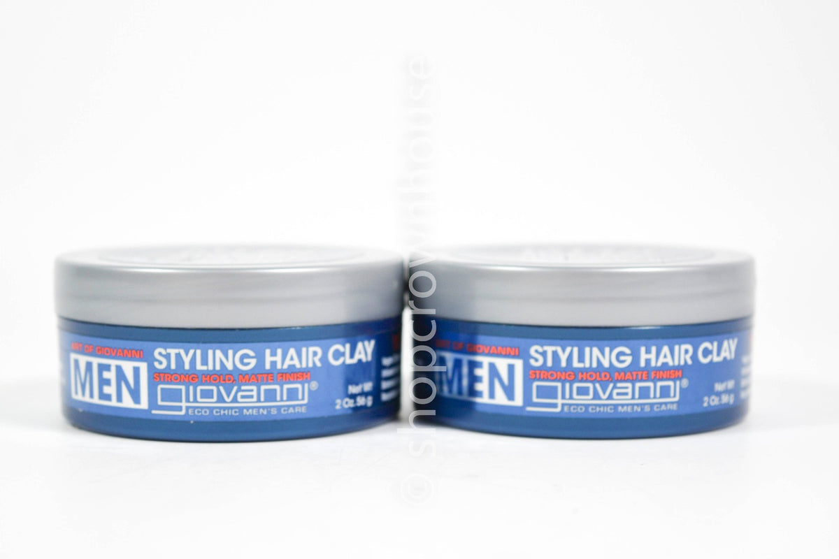 Men's Hair Styling Clay Cedarwood Vegan Natural Botanical 2 oz