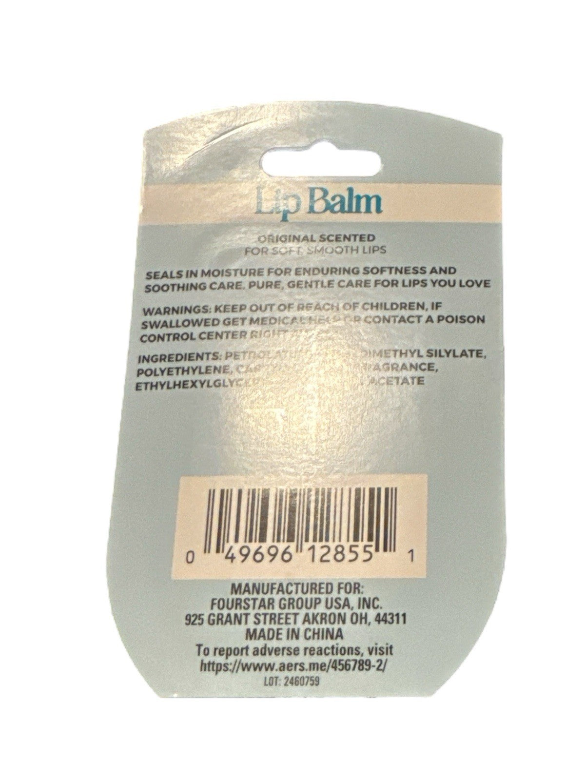Lip Balm Set - Original Scented, Pack of 2, Moisturizing Lip Care