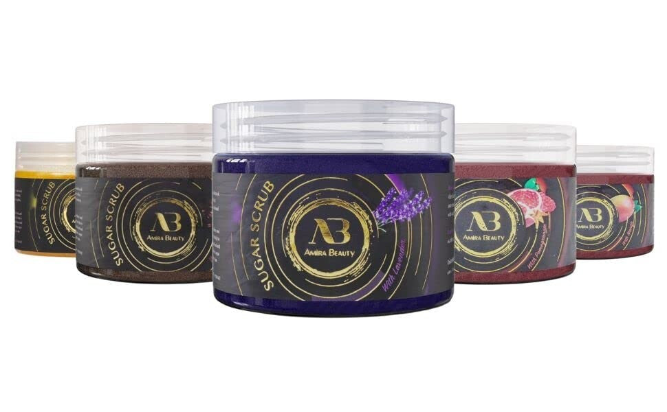 Exfoliating Body Scrub Polish Sugar Cellulite Exfoliator, Stretch
