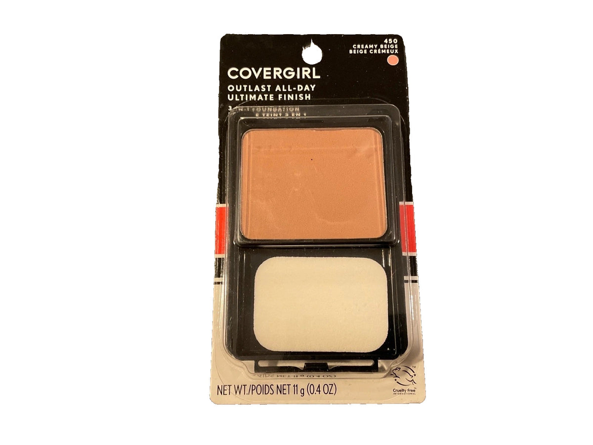 Covergirl All-Day Foundation 450 Creamy Beige - Long-Lasting Face Makeup