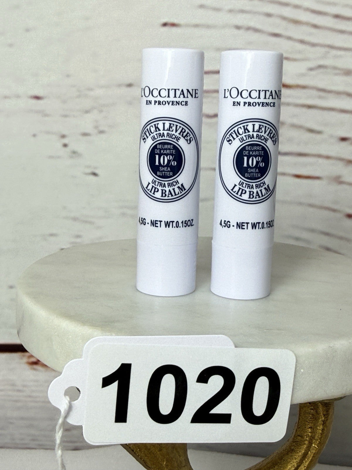 Moisturizing Shea Butter Lip Balm Stick Set for Dry Lips – Pack of 2