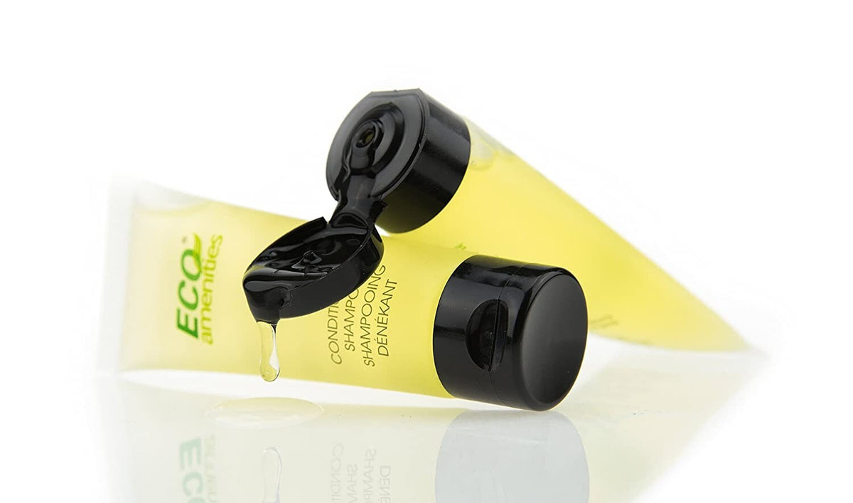 Travel Size Shampoo and Conditioner Set - Eco-Friendly 4-Pack, 1 oz Each