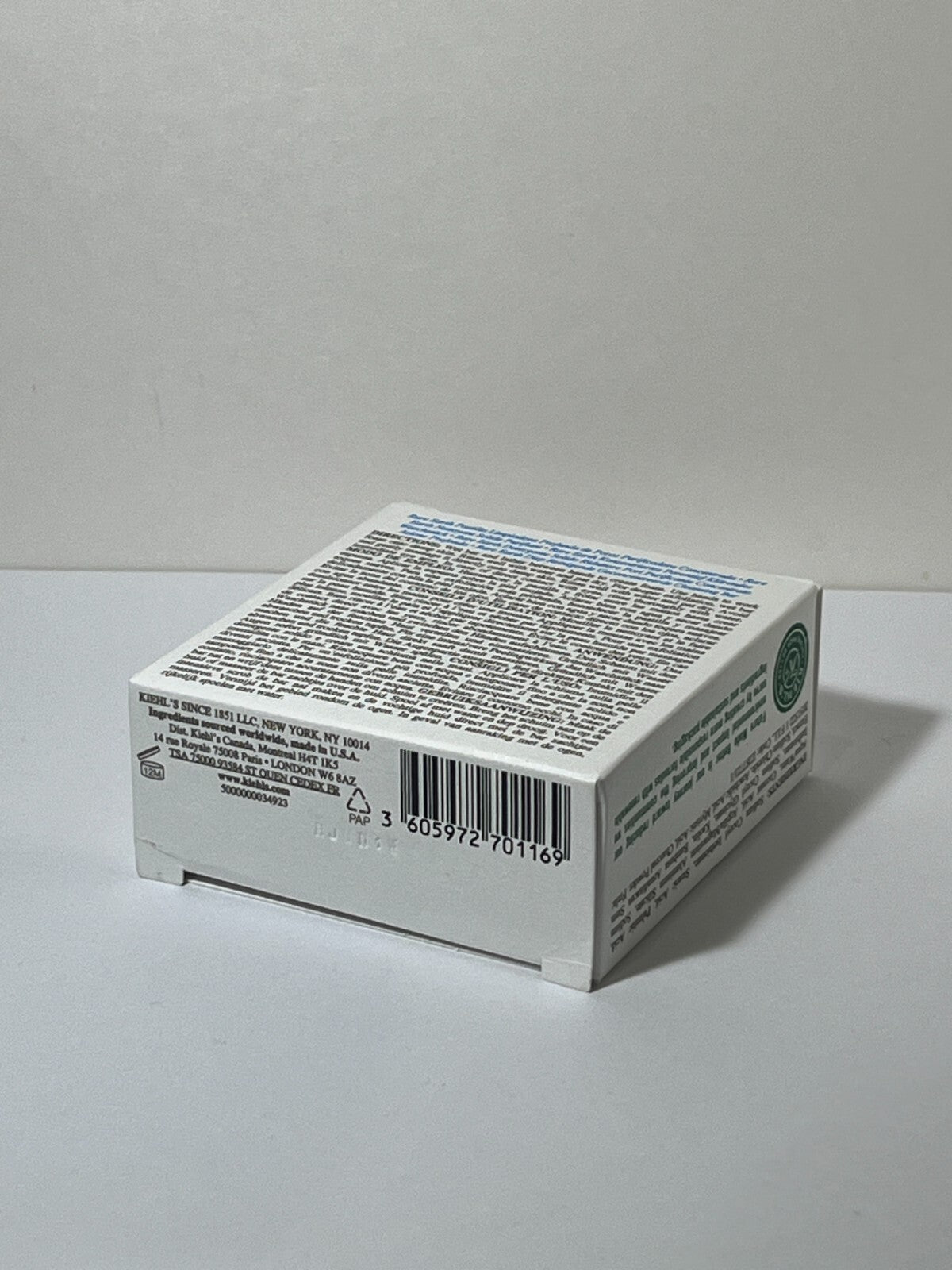 Kiehl's Rare Earth Deep Pore Purifying Cleansing Bar Soap for Oily Skin 3.5 oz